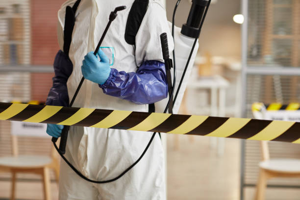Professional Biohazard Cleanup technician working in Brillion, WI